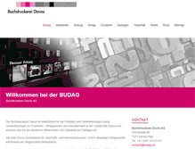 Tablet Screenshot of budag.ch